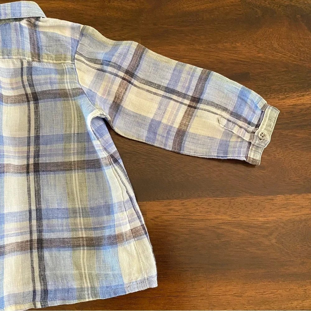 Bonpoint Linnen Baby Boy Shirt - Picture 6 of 10